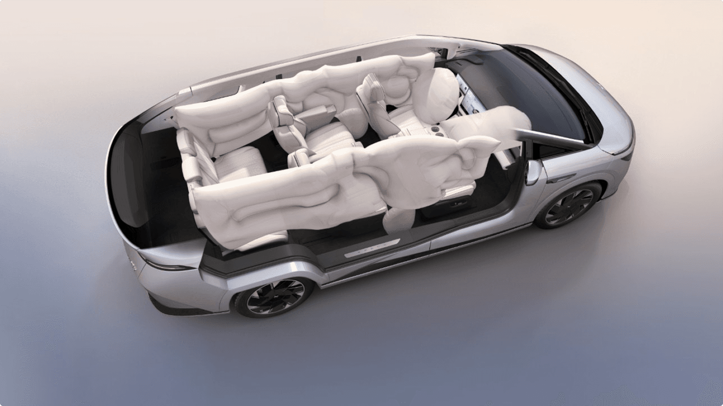 70.9L Extra Large Side Curtain Airbags